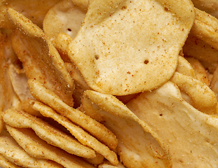 Image showing salty snack closeup