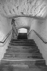 Image showing passage with stairs