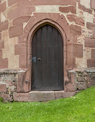 Image showing old historic door