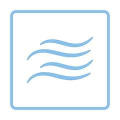 Image showing Water wave icon