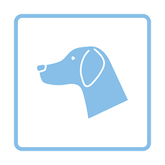 Image showing Dog head icon