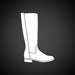 Image showing Autumn woman boot icon