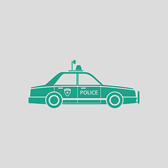 Image showing Police car icon