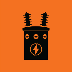 Image showing Electric transformer icon