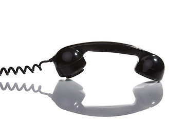 Image showing Old telephone handset