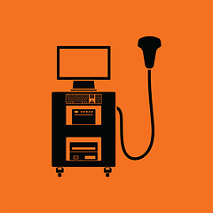 Image showing Ultrasound diagnostic machine icon