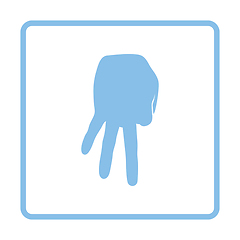 Image showing Baseball catcher gesture icon