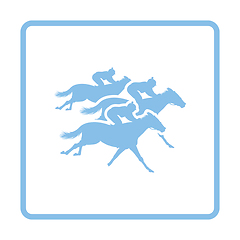 Image showing Horse ride icon