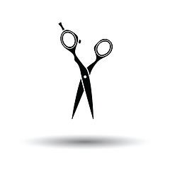 Image showing Hair scissors icon