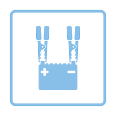Image showing Car battery charge icon
