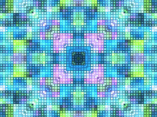 Image showing Bright background with mosaic pattern