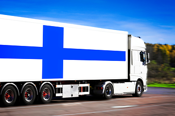 Image showing Finland Semi Trailer Truck