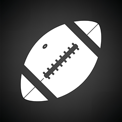 Image showing American football ball icon