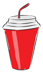 Image showing Cool coca cola vector or color illustration