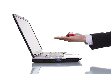 Image showing finding a car on the internet