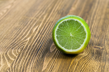 Image showing Green lime, close-up