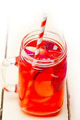 Image showing fresh fruit punch drink