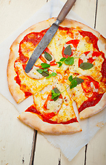 Image showing Italian pizza Margherita