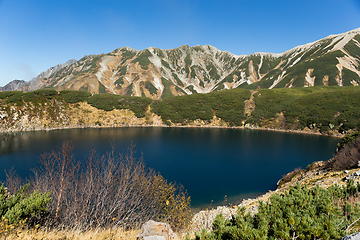 Image showing Mikurigaike pond in the Tateyama