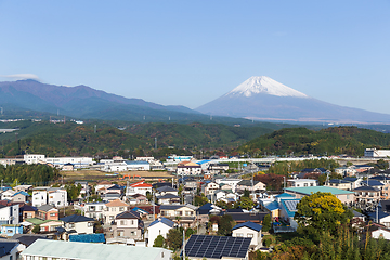 Image showing Mountain Fuji in Shizuoka city