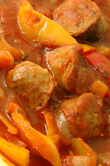 Image showing sausage peppers 161