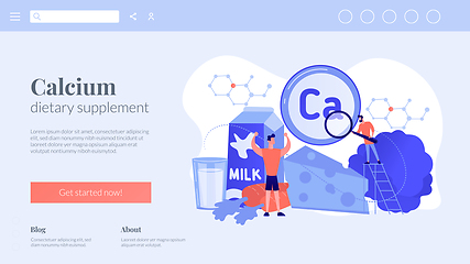 Image showing Uses of Calcium concept landing page.