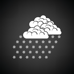 Image showing Snowfall icon