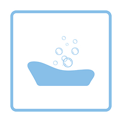 Image showing Baby bathtub icon