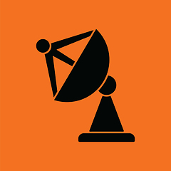 Image showing Satellite antenna icon