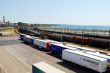 Image showing Goods in Trelleborg port