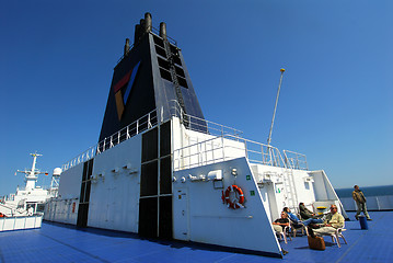 Image showing A ferryboat in Trelleborg port