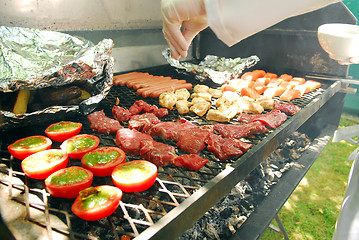 Image showing Grilling