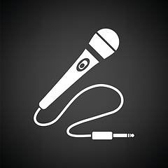 Image showing Karaoke microphone  icon