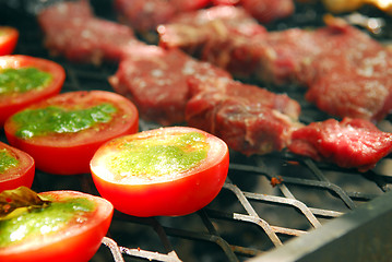 Image showing Grilling