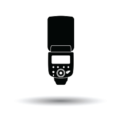 Image showing Icon of portable photo flash