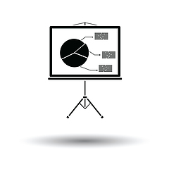 Image showing Presentation stand icon