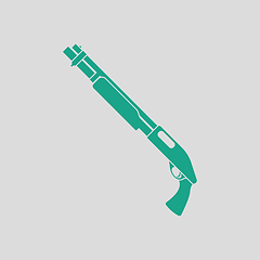 Image showing Pump-action shotgun icon