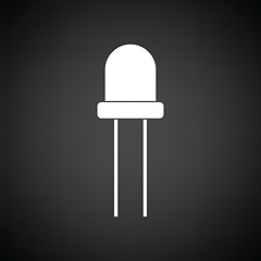 Image showing Light-emitting diode icon