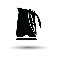 Image showing Kitchen electric kettle icon