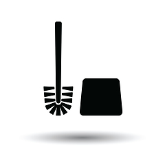Image showing Toilet brush icon