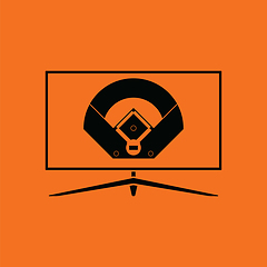 Image showing Baseball tv translation icon