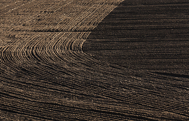 Image showing plowed soil