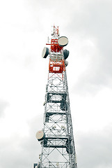Image showing Transmitter tower in Pilsen