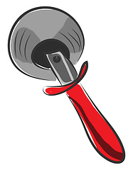 Image showing Noah pizza cutter vector or color illustration