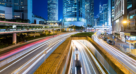 Image showing Hong Kong at night