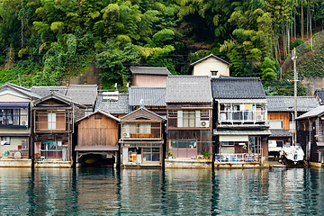 Image showing Japanese old town, Ine-cho in Kyoto of Japan 