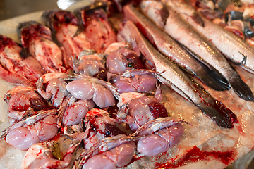 Image showing Fish in wet market