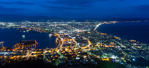 Image showing Hakodate cityscape