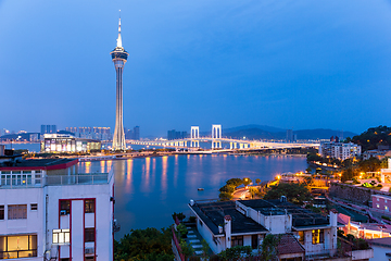 Image showing Macao city at night