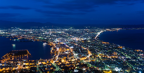 Image showing Hakodate City in Japan